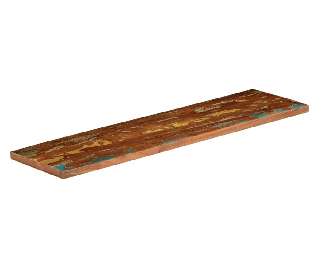Mizna plošča 110x30x3,8 cm pravokotna trden predelan les - 2