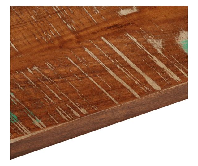 tömör újrahasznosított fa négyzet alakú asztallap 40x40x2,5 cm