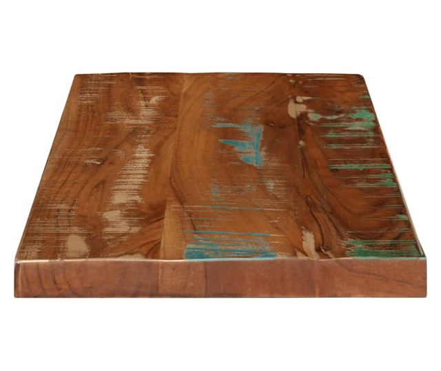 tömör újrahasznosított fa téglalap alakú asztallap 50x20x3,8 cm