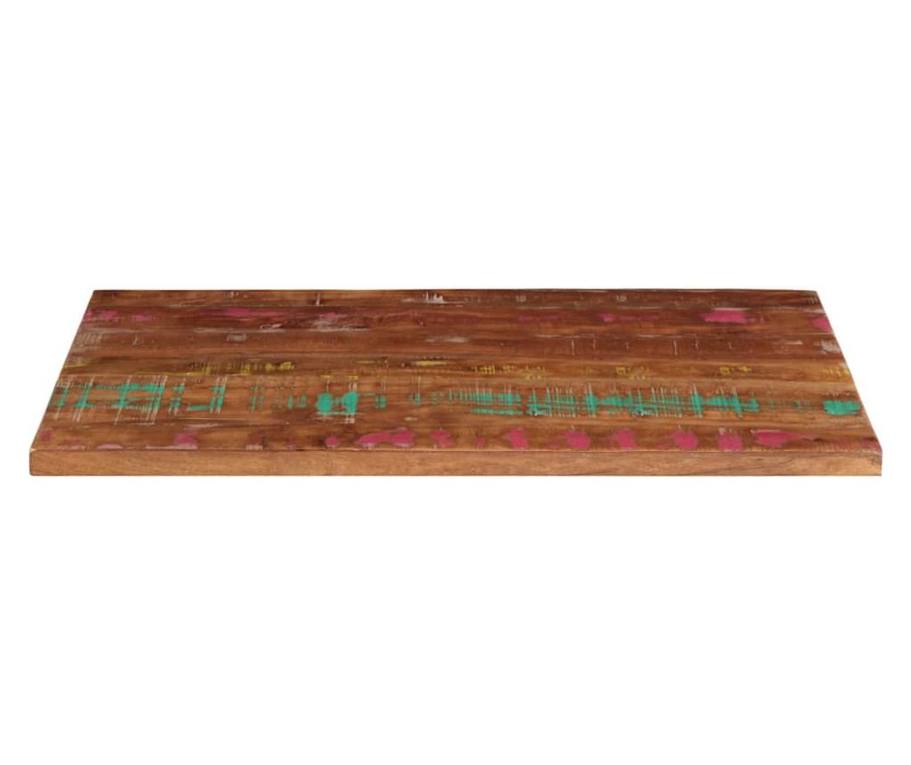 Stolní deska 100x50x3,8cm obdélníková masivní recyklované dřevo - 3