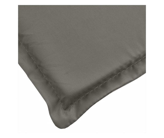 melange sötétszürke szövet napozóágypárna 200 x 50 x 4 cm
