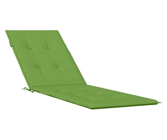 melange zöld szövet nyugágypárna (75+105) x 50 x 3 cm