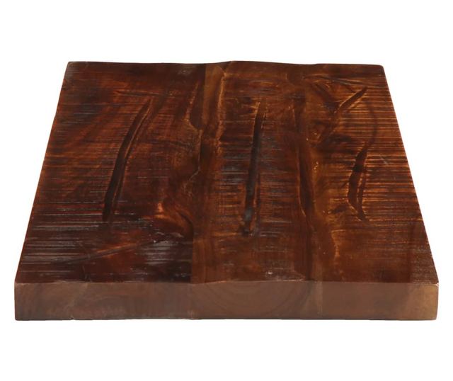 tömör újrahasznosított fa téglalap alakú asztallap 40x20x2,5 cm