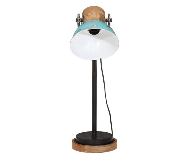 kopott kék asztali lámpa 25 W 18x18x60 cm E27