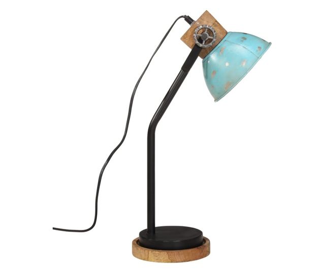 kopott kék asztali lámpa 25 W 18x18x60 cm E27