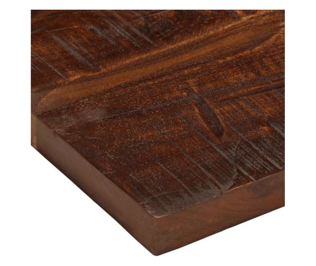 tömör újrahasznosított fa téglalap alakú asztallap 40x20x2,5 cm