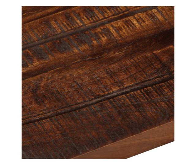 tömör újrahasznosított fa téglalap alakú asztallap 40x20x2,5 cm