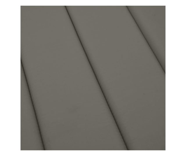 melange sötétszürke szövet napozóágypárna 200 x 50 x 4 cm