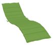 melange zöld szövet napozóágy párna 200 x 50 x 4 cm