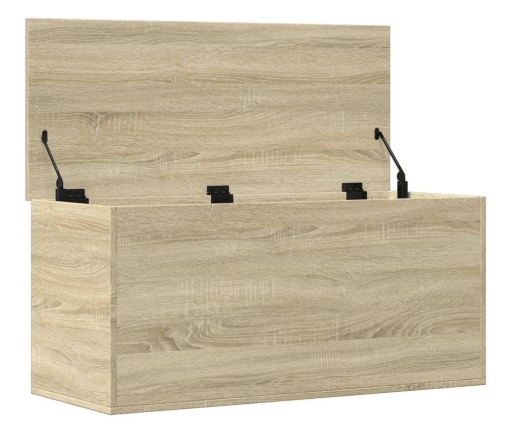 Úložný regál dub sonoma 100 x 42 x 46 cm kompozitní dřevo - 7