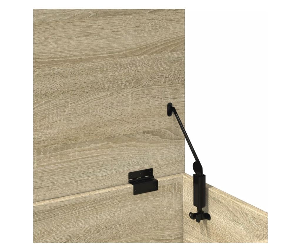 Úložný regál dub sonoma 100 x 42 x 46 cm kompozitní dřevo - 9