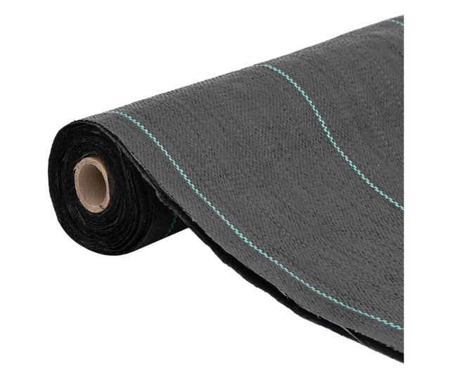 fekete PP talajtakaró membrán 1,5x200 m