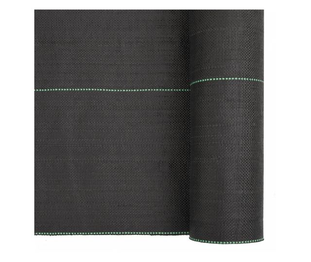 fekete PP talajtakaró membrán 0,5x25 m