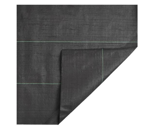 fekete PP talajtakaró membrán 0,5x25 m