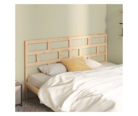 Postelová čelní deska, 186x4x100 cm, masivní borové dřevo