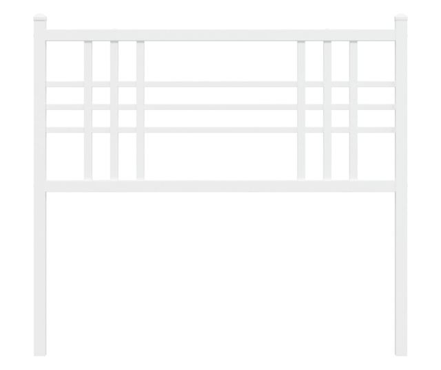 fehér fém fejtámla 100 cm