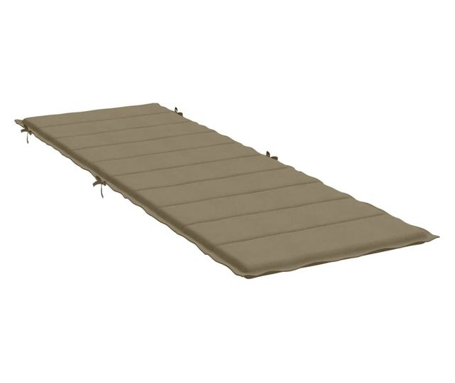 melange tópszínű szövet napozóágy párna 186 x 58 x 3 cm