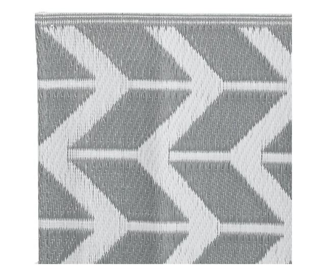 fekete polipropilén kültéri szőnyeg 80 x 150 cm