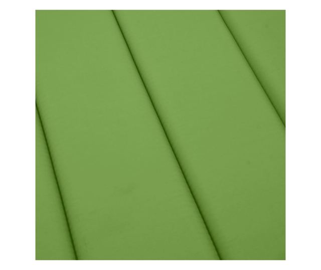 melange zöld szövet napozóágy párna 200 x 50 x 4 cm