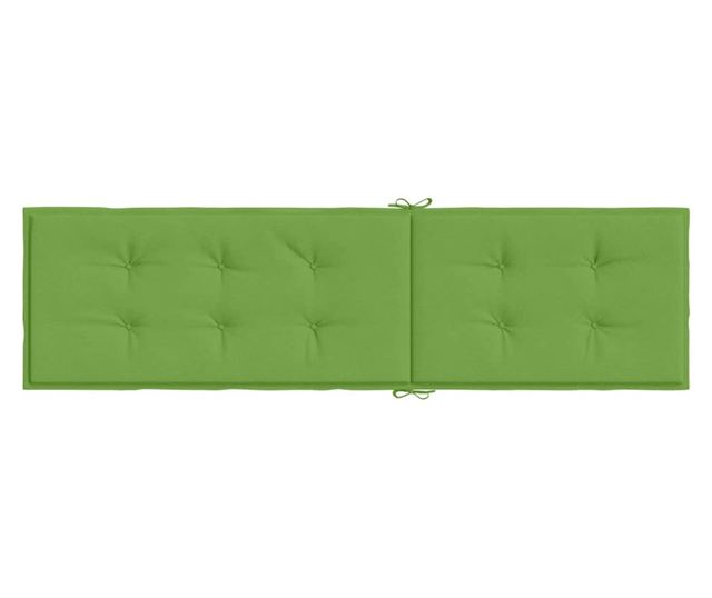 melange zöld szövet nyugágypárna (75+105) x 50 x 3 cm