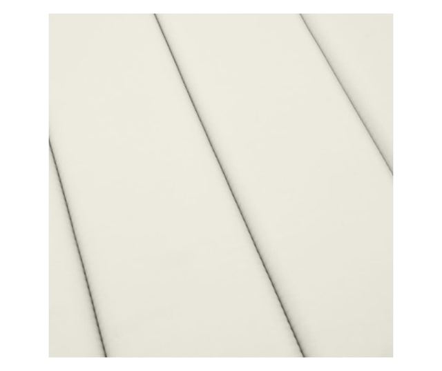 melange krémszínű szövet napozóágy párna 200 x 70 x 4 cm