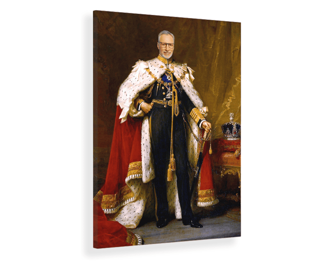 King George V of the United Kingdom - Custom Men's Canvas Print - 60 x 40 cm