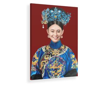 Asiatica - Tablou canvas femei personalizat - 40 x 30 cm