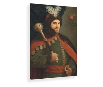Comandantul Bohdan Khmelnytsky 2- Tablou canvas barbati personalizat - 40 x 30 cm