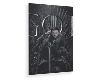 Tronul de fier - Tablou canvas barbati personalizat - 60 x 40 cm