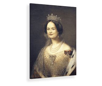 Regina nordica - Tablou canvas femei personalizat - 30 x 20 cm