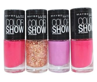 Set 4 lakov za nohte, Maybelline, Color Show Colorama, 4 x 7 ml
