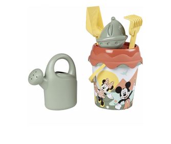 Set jucarii nisip Smoby - Disney Mickey si Minnie Mouse, galetusa cu accesorii