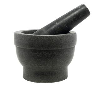 Force mozsár és törő, gránit, 11 x 9 cm