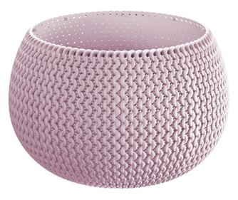 Dekorativna okrogla vijolična posoda za rože, 29 x 19,5 cm, Splofy Bowl