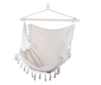 Hamac tip scaun, Verk Group, bej, max 120 kg, 90x90 cm