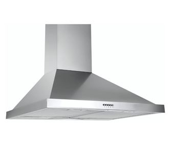 Hota Rosberg R51456CS, 140W, 1 motor, Decorativa, 60 cm, 650 mc/h, Filtre aluminiu, Argintiu