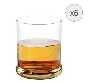 Set 6 pahare de whisky din cristal, Chaud, 480ml