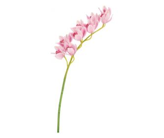 12 darab mesterséges rózsaszín és zöld orchidea, 20x10x82 cm