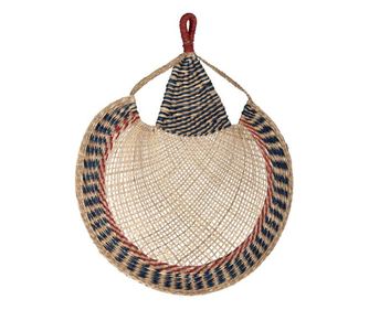 Sada 3 nástěnných dekorací z mořské trávy Nanka Large, 60x68 cm