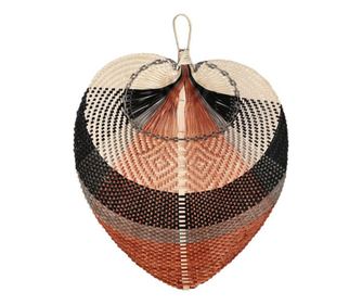 Sada 3 bambusových nástěnných dekorací Nanka 64x71 cm