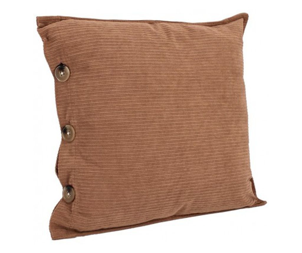 6 darabos barna Ellis dekoratív textilpárna szett, 45x45 cm