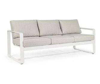 Merrrigan fehér és bézs színű kanapé 194x78x84 cm