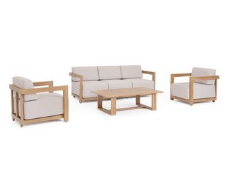 Комплект градински мебели Theseus 203x79x77 см