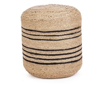 Puf od jute prirodne boje Ankit 45 cm