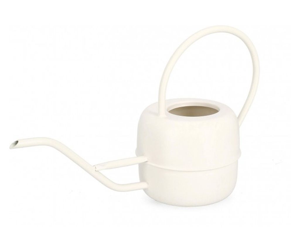 Carafa decorativa metal alb Keyra 38x15x35 cm