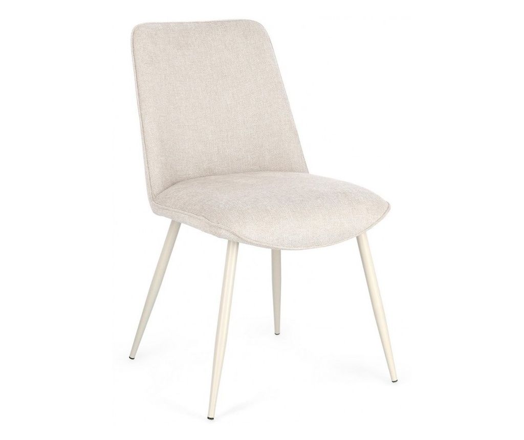 Komplet 4 bež stolov Cora 48x62x84 cm