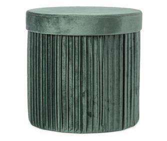 Zelená sametová stolička Jocelyn 38x38x38 cm