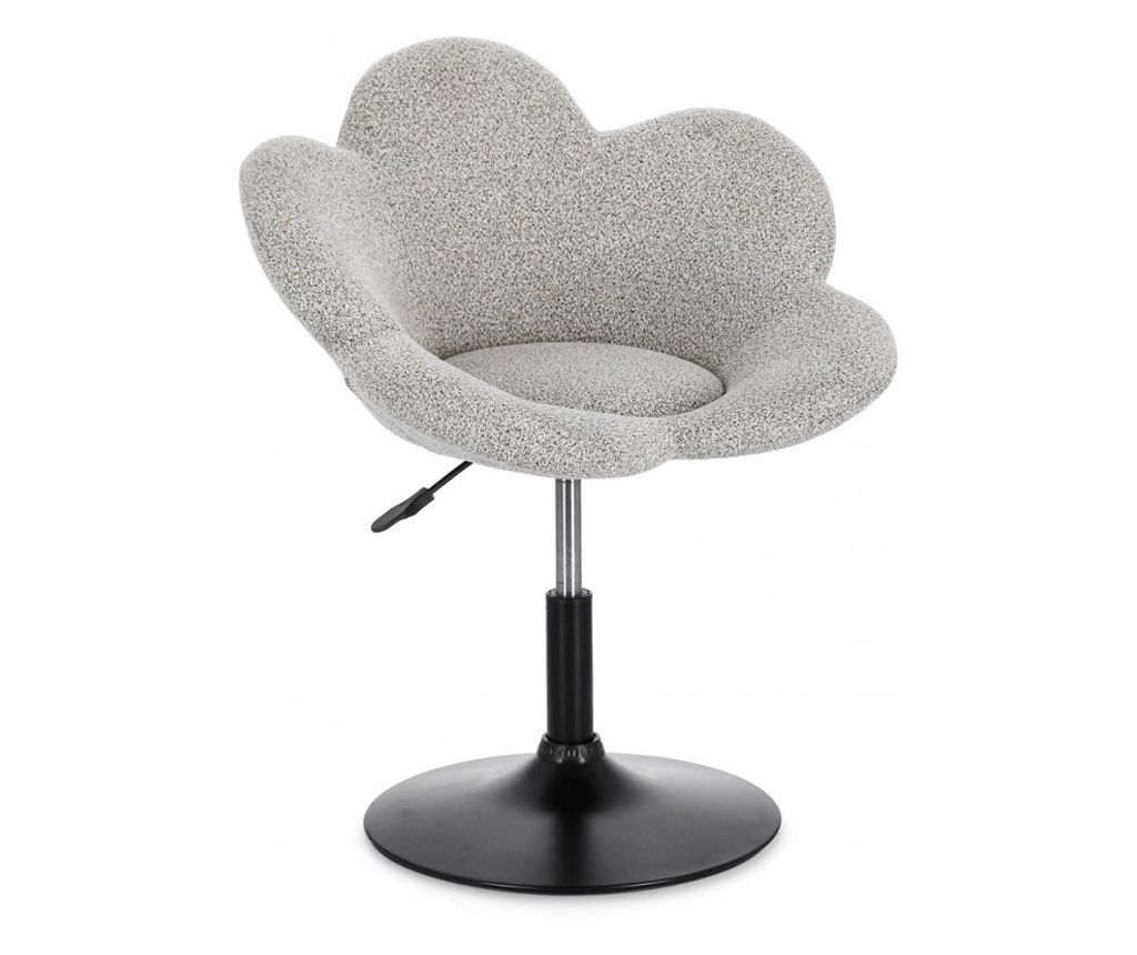 2 db Fleur fekete acél és bézs szövet karosszék szett 69x55x69/81 cm