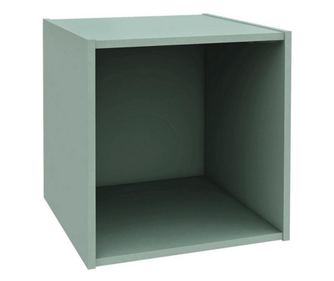 Zöld 35x35x35 cm-es MDF padlólap
