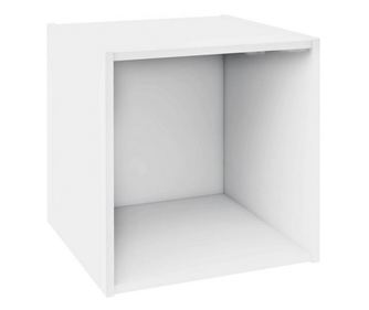 Fehér MDF padlólap 35x35x35 cm